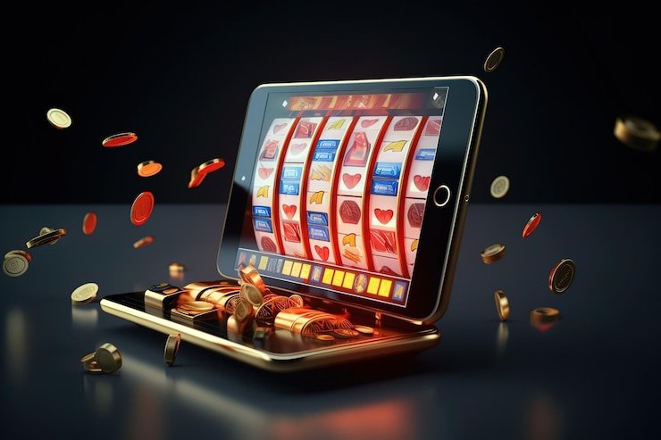 Pengguna memeriksa limit deposit dan saldo akun dengan tampilan dashboard responsif